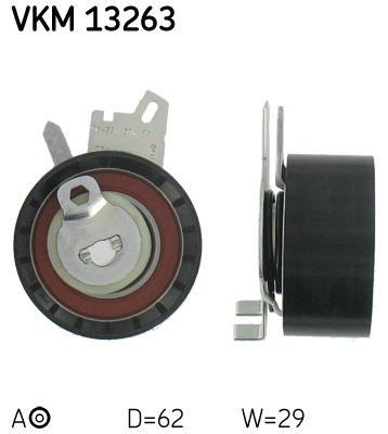 Galet tendeur de courroie de distribution (Galet tendeur de courroie crantée) SKF ref. VKM 13263
